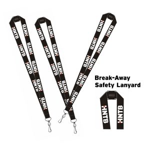 3/4" Polyester Full Color 36" BREAK-AWAY Lanyard - Pack of 10