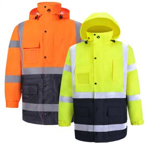 High Viz Class 3 Rain Parka