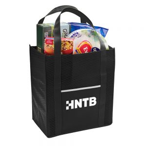 Non-Woven Grocery Tote w/Pocket