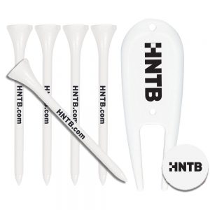 Golf Tee Pack w/Divot Tool & Ball Marker