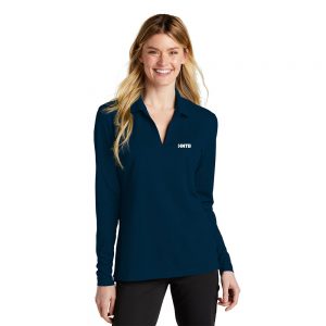Nike Ladies Dri-FIT Micro Pique 2.0 Long Sleeve Polo