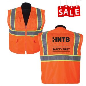 Orange Class 2 Safety Vest