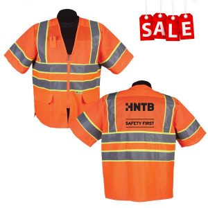 Orange Class 3 Safety Vest