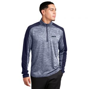 Sport-Tek PosiCharge Electric Heather Colorblock 1/4-Zip Pullover
