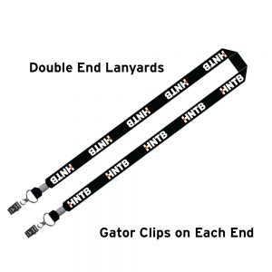 36" Double Ended Lanyard w/2-Side Imprint
