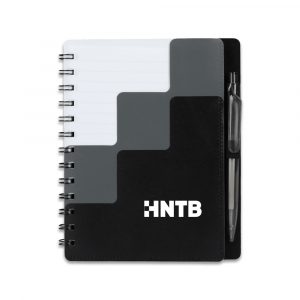 5" x 7" Recycled Pace Spiral Notebook w Pen