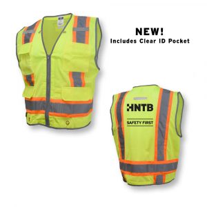 Radians Type R Class 2 Heavy Duty Lime Two Tone Vest