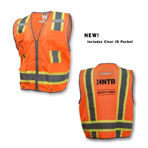 Radians Type R Class 2 Heavy Duty Orange Two Tone Vest